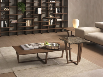 CITY - Rectangular wooden coffee table by Pacini & Cappellini - view 2